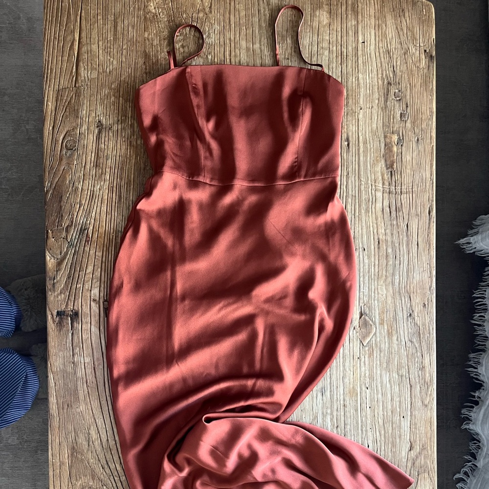Park & Fifth Terracotta Strapless Dress